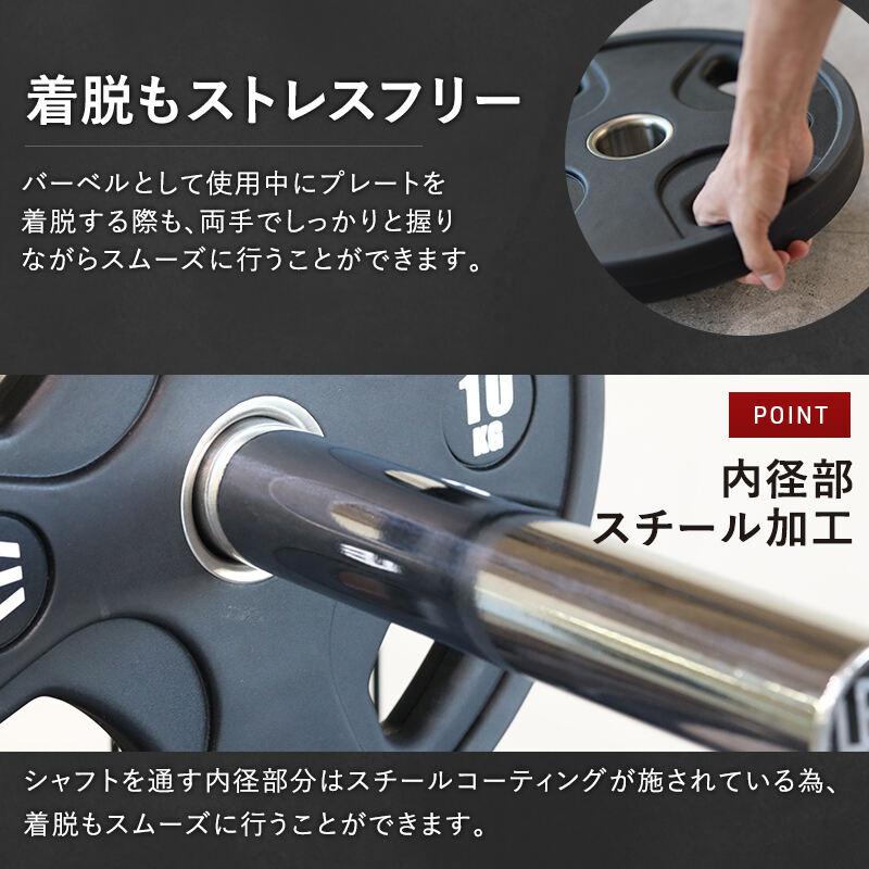 LEADING EDGE（リーディングエッジ） オリンピックプレート 20kg×2 穴