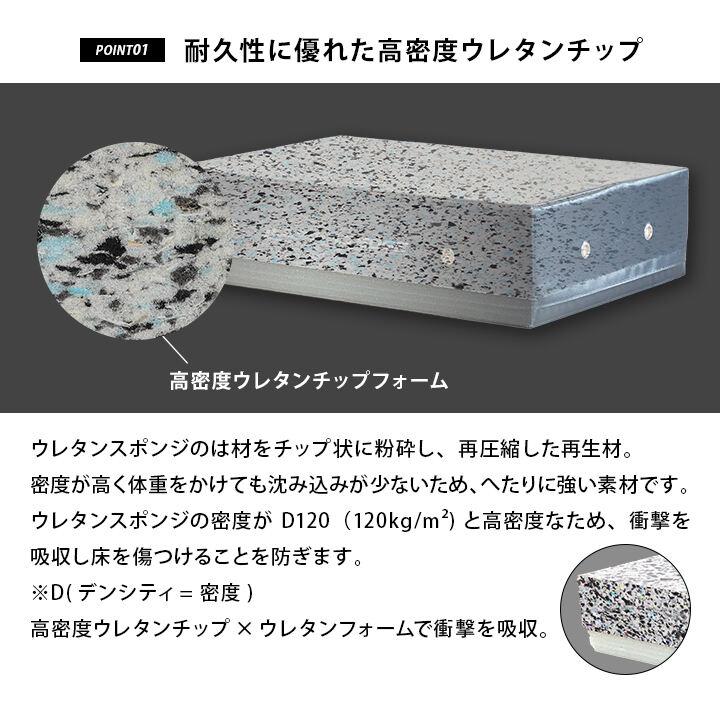 LEADING EDGE（リーディングエッジ） ドロップマット ダンベル マット