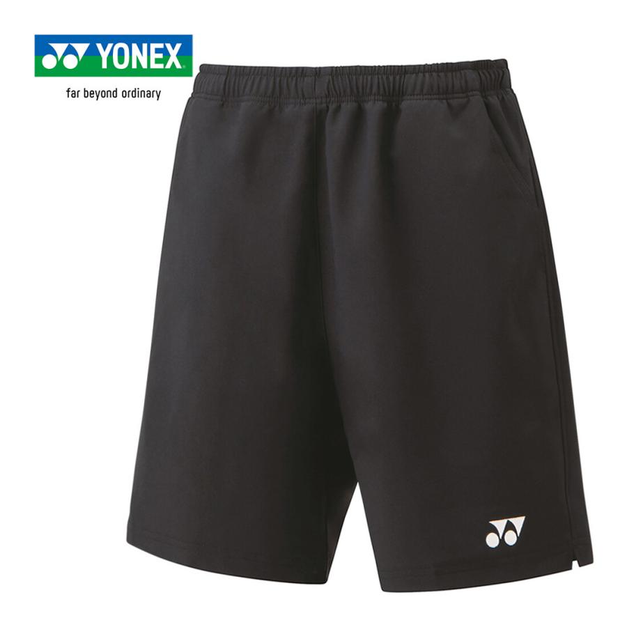 ヨネックス YONEX ユニハーフパンツ 15160 007 ブラック メンズ 