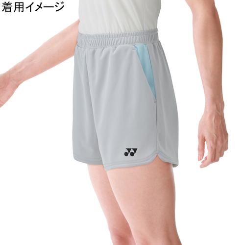 ヨネックス YONEX ウィメンズニットショートパンツ 25069 326 アイスグレー レディース 短パン 半ズボン テニスウェア バドミントン  試合 練習 ボトムス パンツ