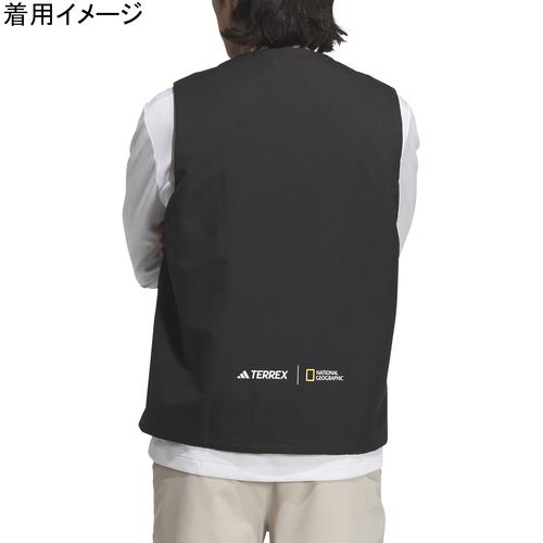未使用　adidas WIND ROY ブラック ノースリーブ ベスト M adidas（アディダス） adidas M TERREX NAT.GEO ヴェスト HBR18 IL8992