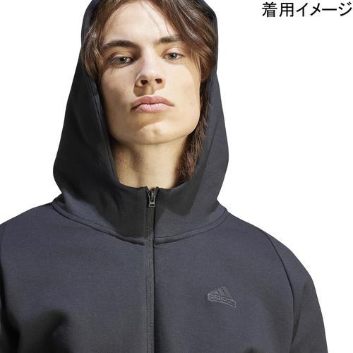 アディダス adidas M ZNE PR FZフーディ IKU93 IN5089 ブラック メンズ 2023秋冬モデル 長袖パーカー フルジップ スポーツウェア トレーニング 普段使い｜esports｜05