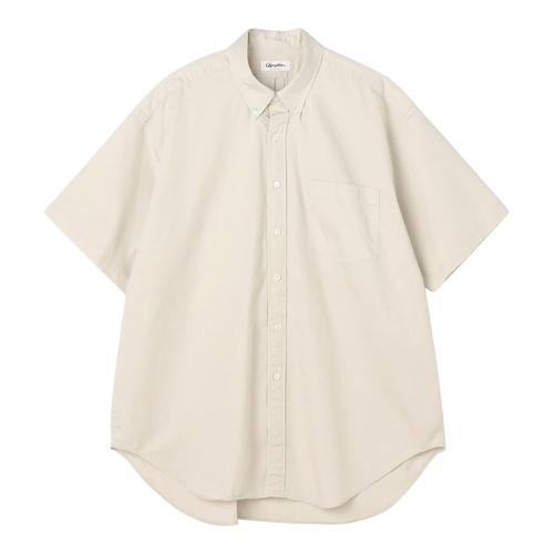 GYMPHLEX ジムフレックス コットンツイル ボタンダウン半袖