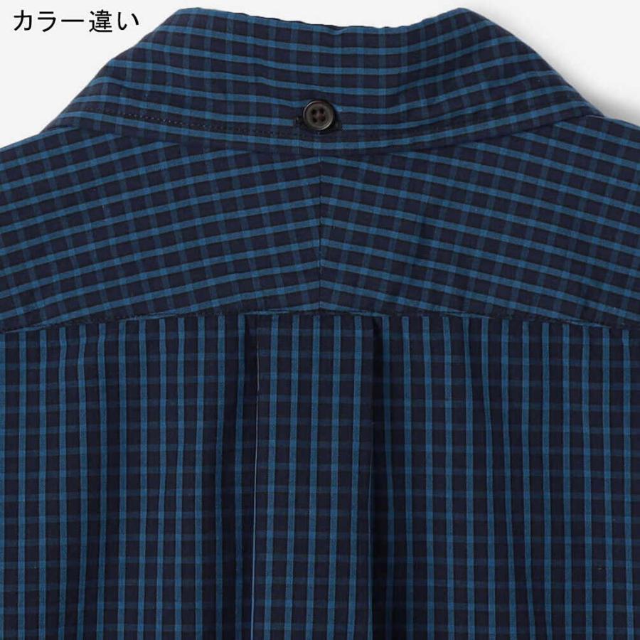 GYMPHLEX（ジムフレックス） ボタンダウン半袖シャツ チェック #GY 