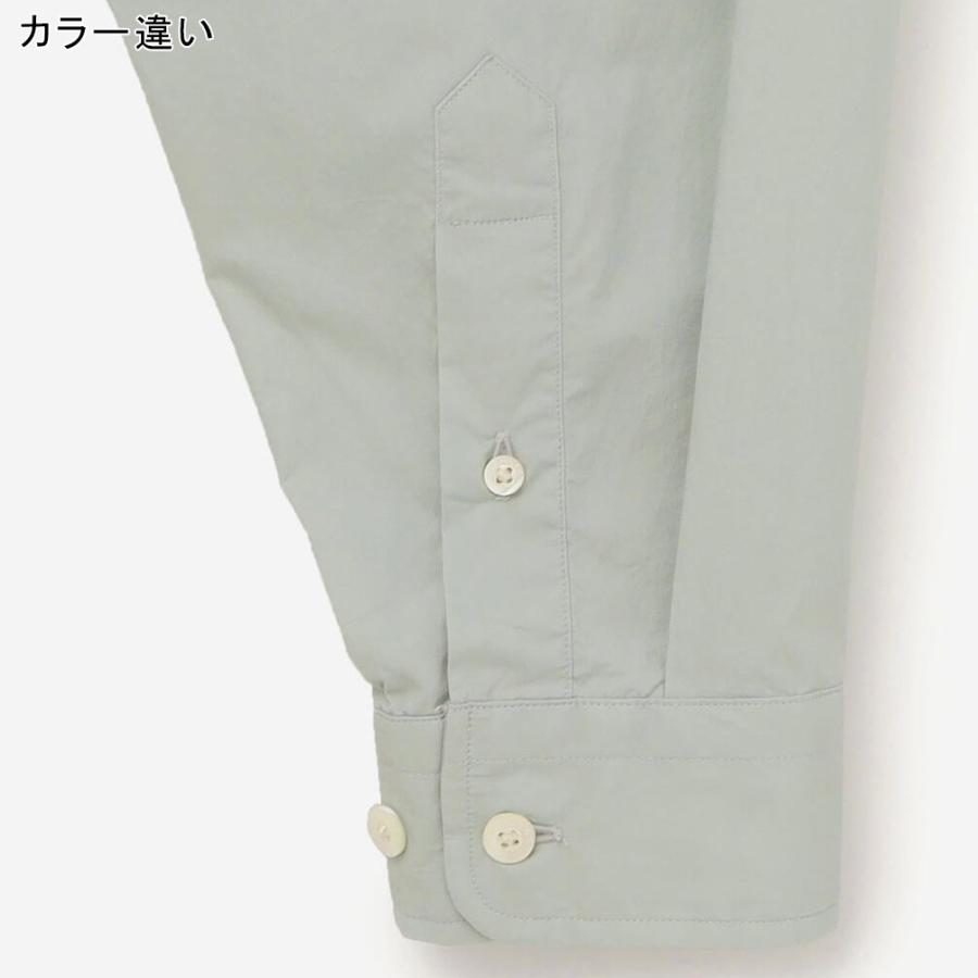 ジムフレックス GYMPHLEX ビッグボタンダウンシャツ ソリッド #GY-B0152 STB サックス レディース 母の日 プレゼント シンプル 長袖シャツ ブラウス 大きめの画像