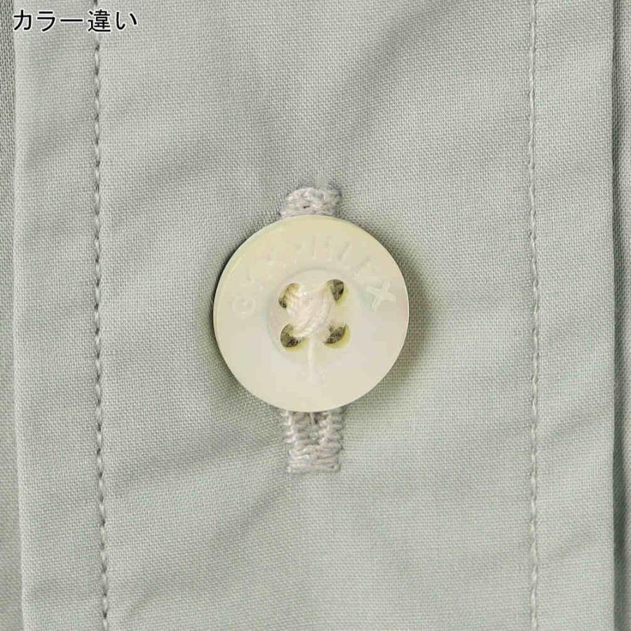 ジムフレックス GYMPHLEX ビッグボタンダウンシャツ ソリッド #GY-B0152 STB サックス レディース 母の日 プレゼント シンプル 長袖シャツ ブラウス 大きめの画像