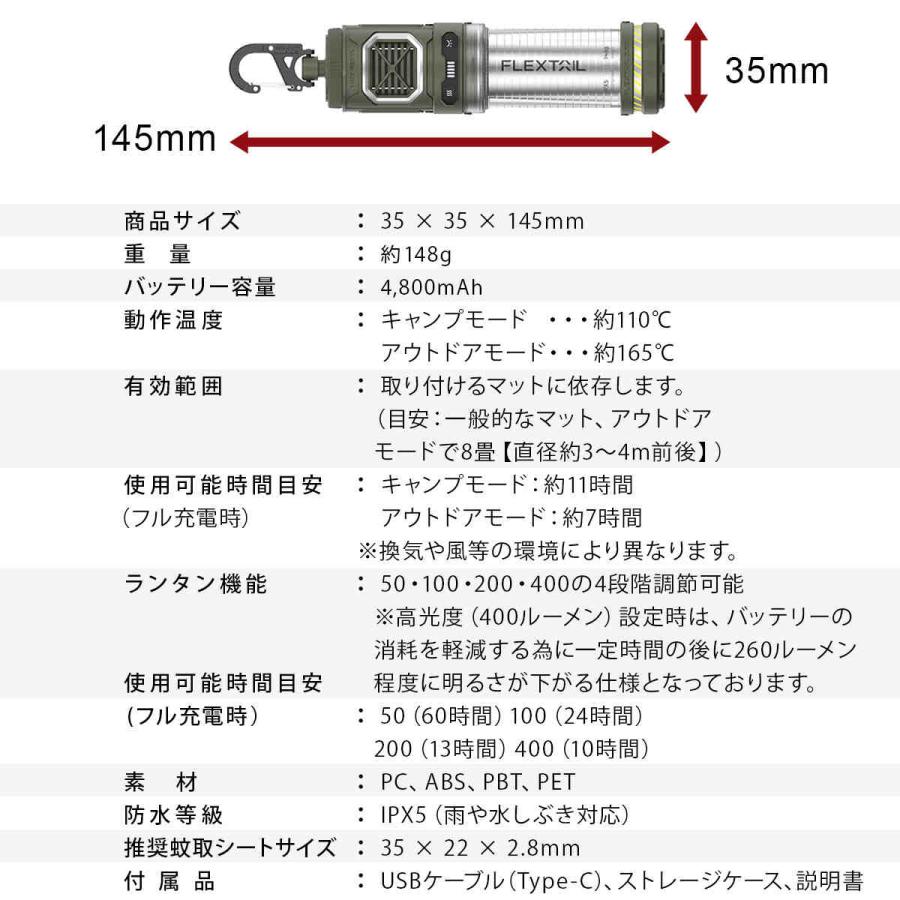 FLEXTAILGEAR フレックステイル FLEXTAIL タイニーリペル 蚊除け
