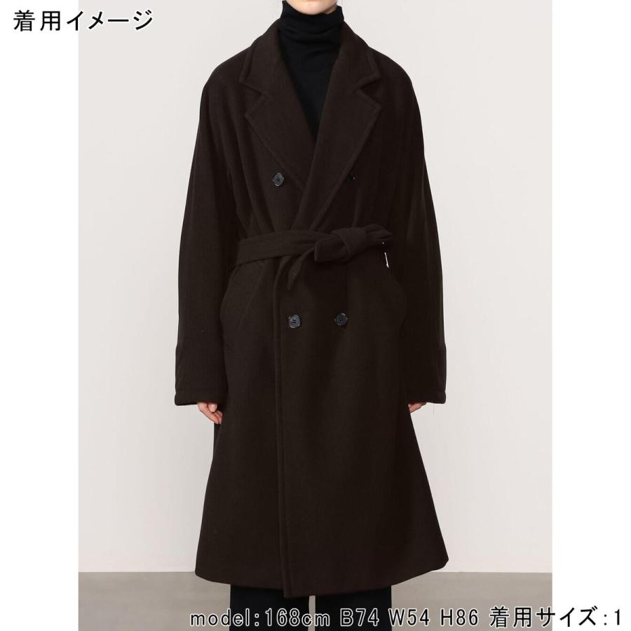 ORCIVAL（オーシバル） ウールモッサ ベルテッドコート #OR-A0415 LMO