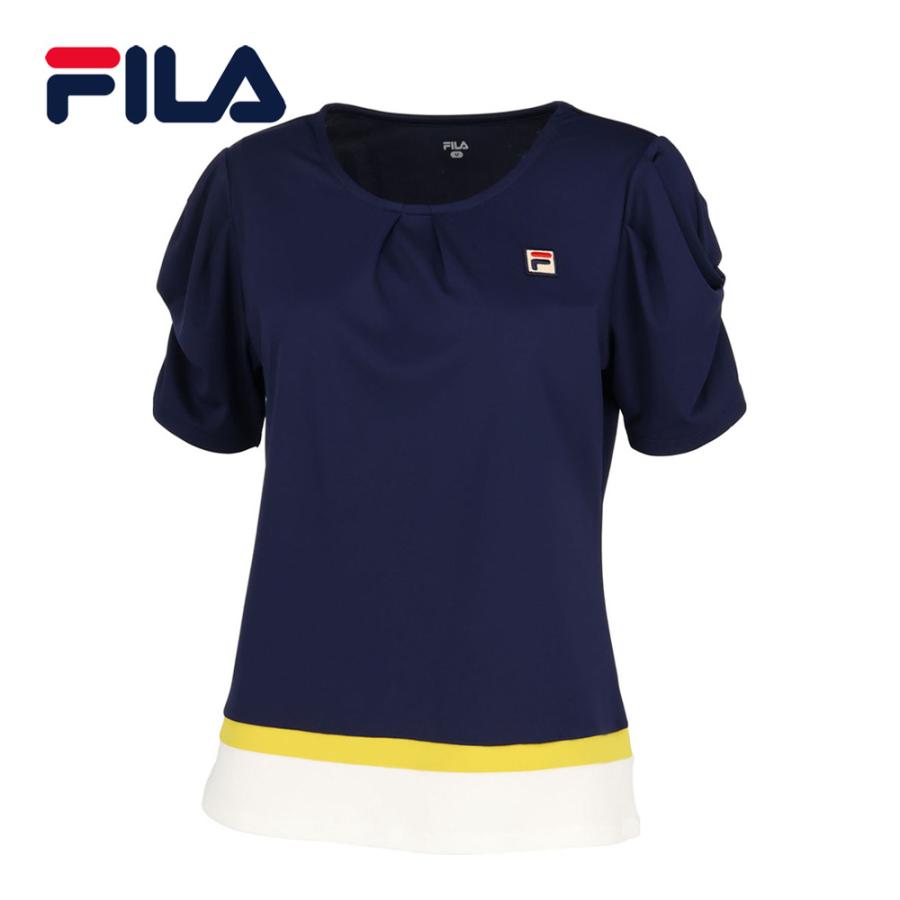 FILA（フィラ） ゲームシャツ VL2697 20 フィラネイビー レディース