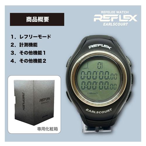 アールズコート EARLSCOURT REFLEX ECR008 002 ブラック メンズ
