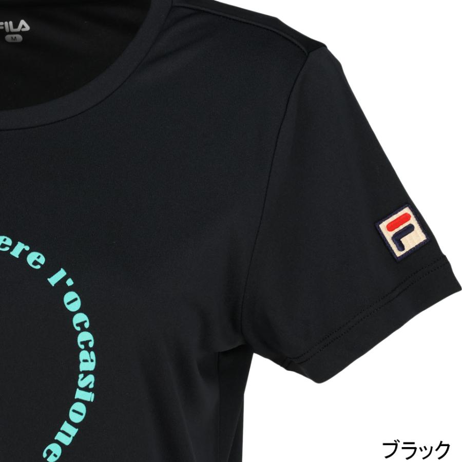 FILA（フィラ） グラフィックTシャツ VL2702 レディース テニスウェア
