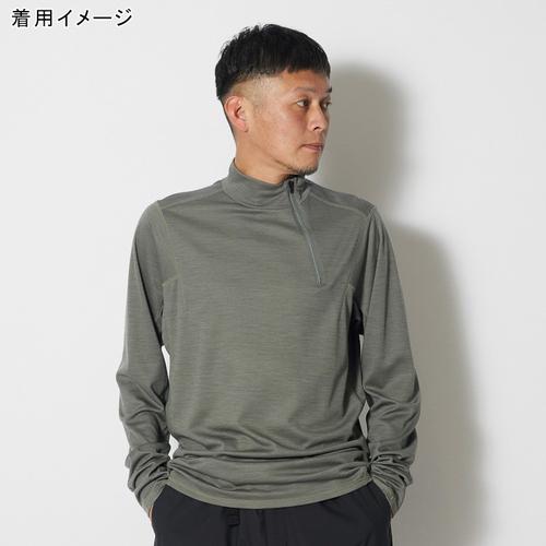 snow peak（スノーピーク） リサイクル Pe/Wo ハーフジップ プル