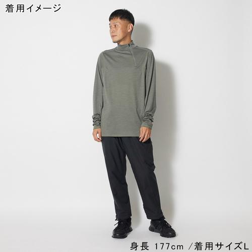 snow peak（スノーピーク） リサイクル Pe/Wo ハーフジップ プル