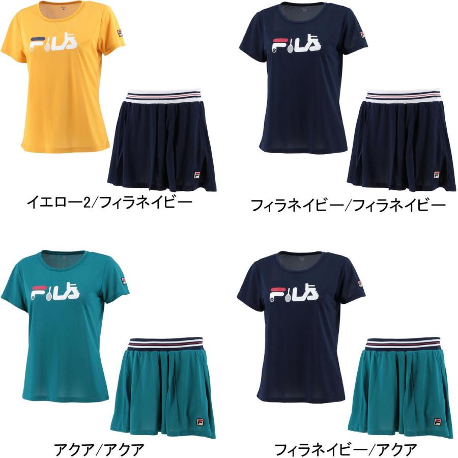 フィラ　上下セット　シャツM スコートS esports_6000000115880