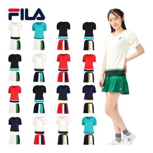 フィラ FILA レディース ゲームシャツ VL2697 ＆ スコート VL2699 上下