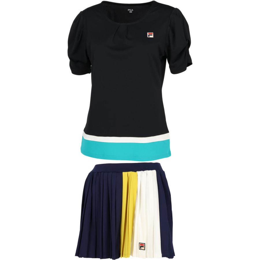 FILA（フィラ） レディース ゲームシャツ VL2697 ＆ スコート VL2699