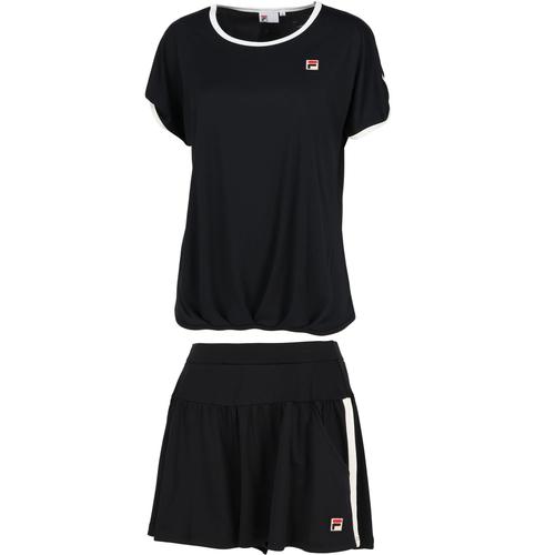 フィラ　FILA テニスウェア　レディース　上下セットアップ　M 茶色　ブラウン フィラ FILA テニスウェア レディース 上下セットアップ M 茶色