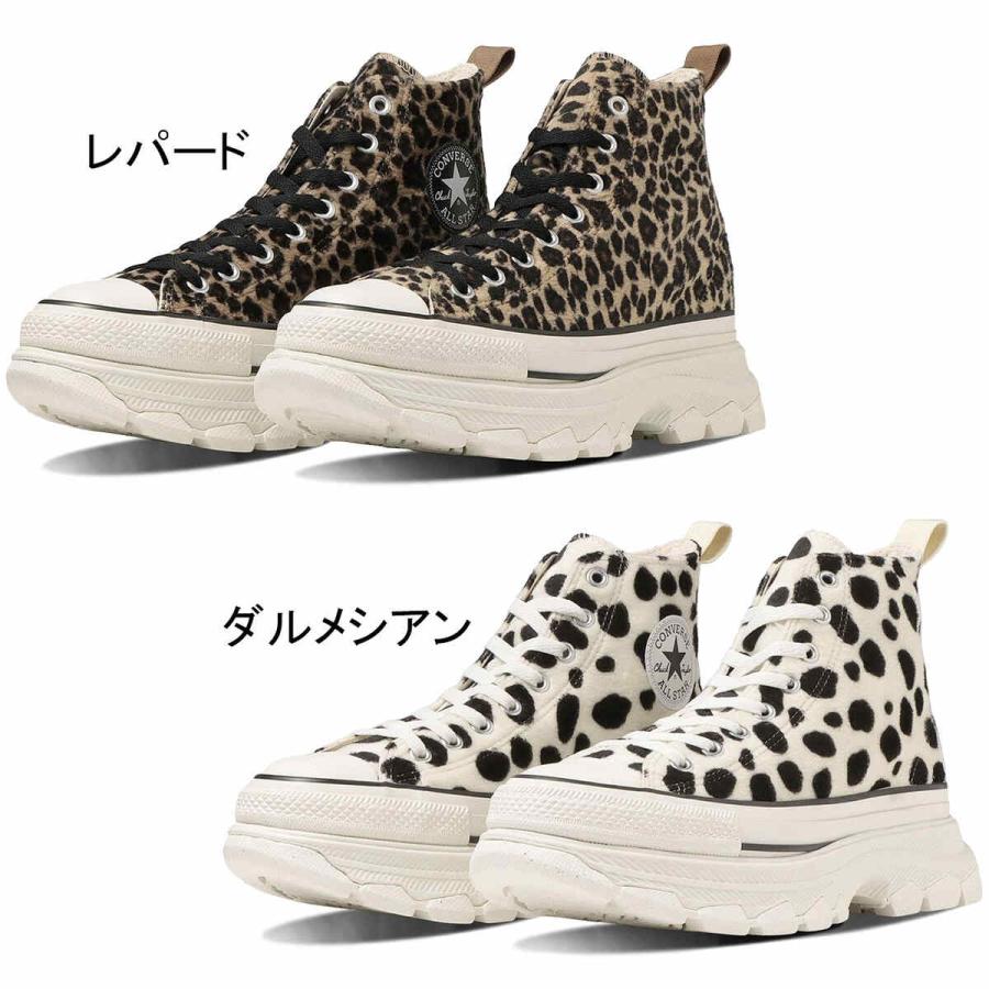 【22.5】 コンバース スニーカー オールスター トレックウエーブ アニマル コンバース「トレックウェーブ」新作厚底スニーカー、“レパード