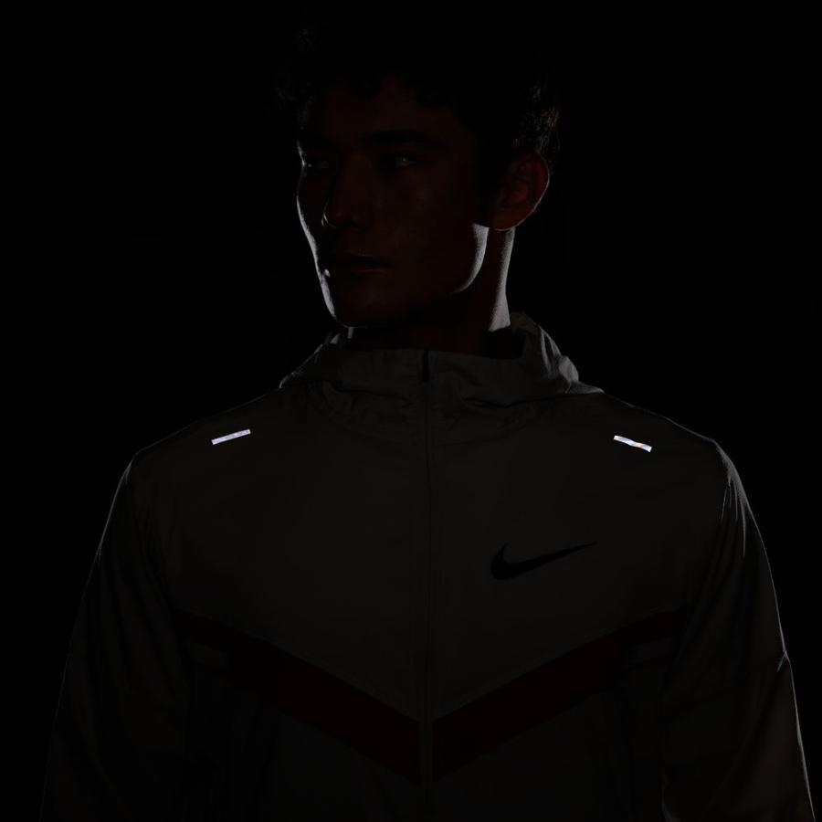 ナイキ NIKE UV レペル ウィンドランナー フーディ ジャケット FQ8017 072 ライトボーン/レッド/ピンク メンズ ランニング アウター ウインドブレーカーの画像