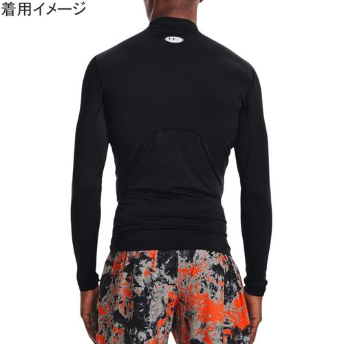 アンダーアーマー UNDER ARMOUR コールドギアアーマー コンプレッション モックシャツ メンズ コンプレッションシャツ 1366072 001 ブラック/ホワイト 長袖｜esports｜02