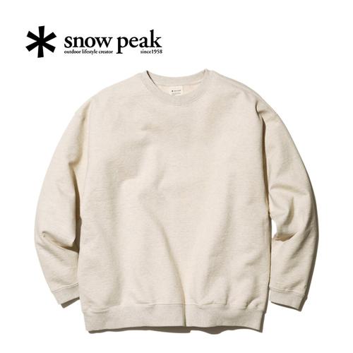 snow peak（スノーピーク） リサイクルコットンスウェットクルーネック