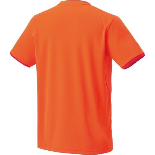 ヨネックス YONEX ゲームシャツ 10541J 005 オレンジ キッズ ユニフォーム ユニホーム ゲームウェア 半袖 シャツ トップス 試合 部活 バドミントン ジュニア｜esports｜02