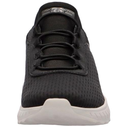 スケッチャーズ SKECHERS ボブス スクワッド カオス インカラー 117504 BLK ブラック レディース 2024春夏モデル スリップインズ ハンズフリー バンジーレース｜esports｜04