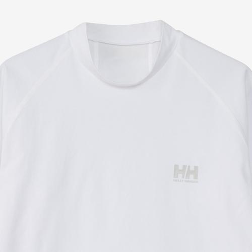 ヘリーハンセン HELLY HANSEN ロングスリーブラッシュガード HH82407 CW クリアホワイト メンズ レディース 2024春夏モデル 長袖 Tシャツ 海 ビーチ 紫外線対策｜esports｜03