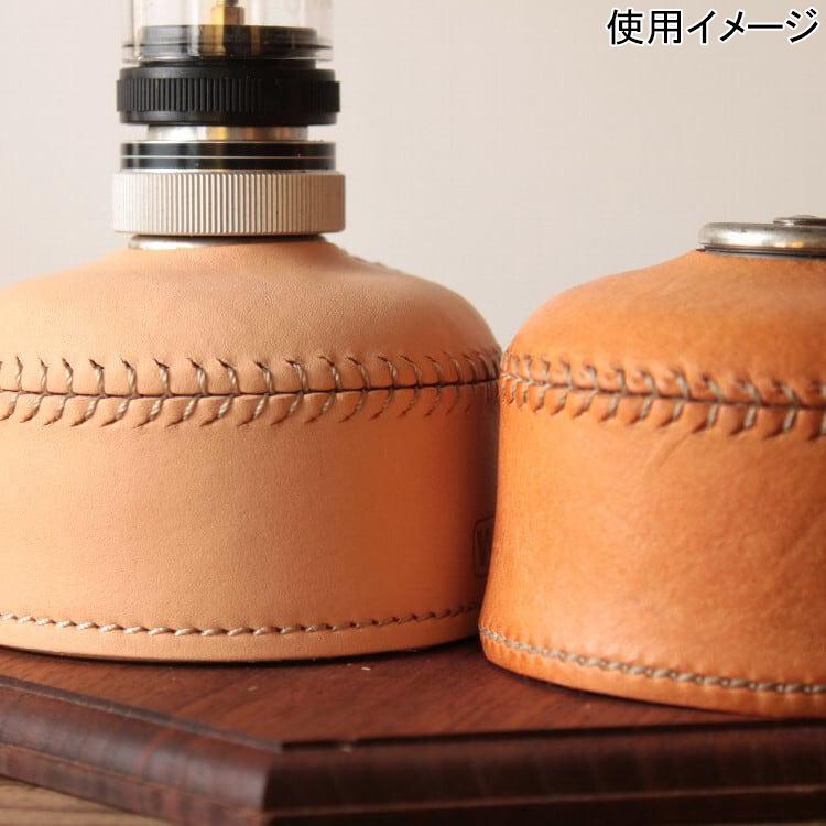 ワットウィルビーウィルビー what will be ヌメ革ODガス缶カバー 小