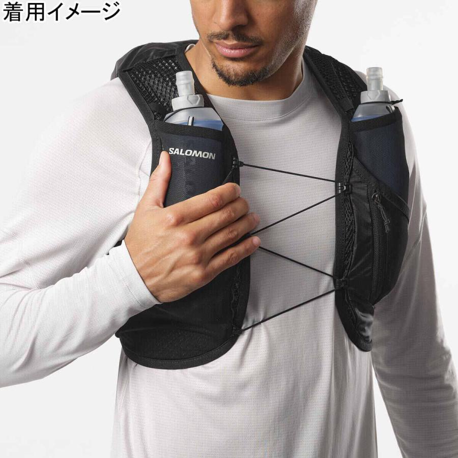 SALOMON（サロモン） アクティブ スキン 8 セット LC2177800 ブラック