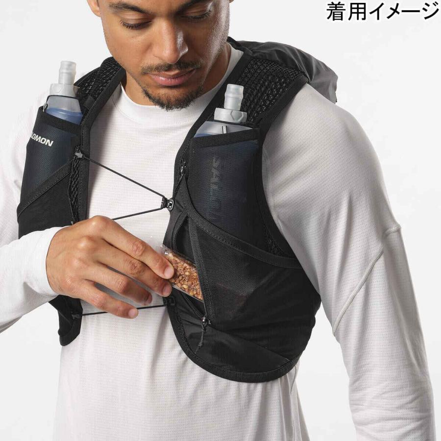 SALOMON（サロモン） アクティブ スキン 8 セット LC2177800 ブラック