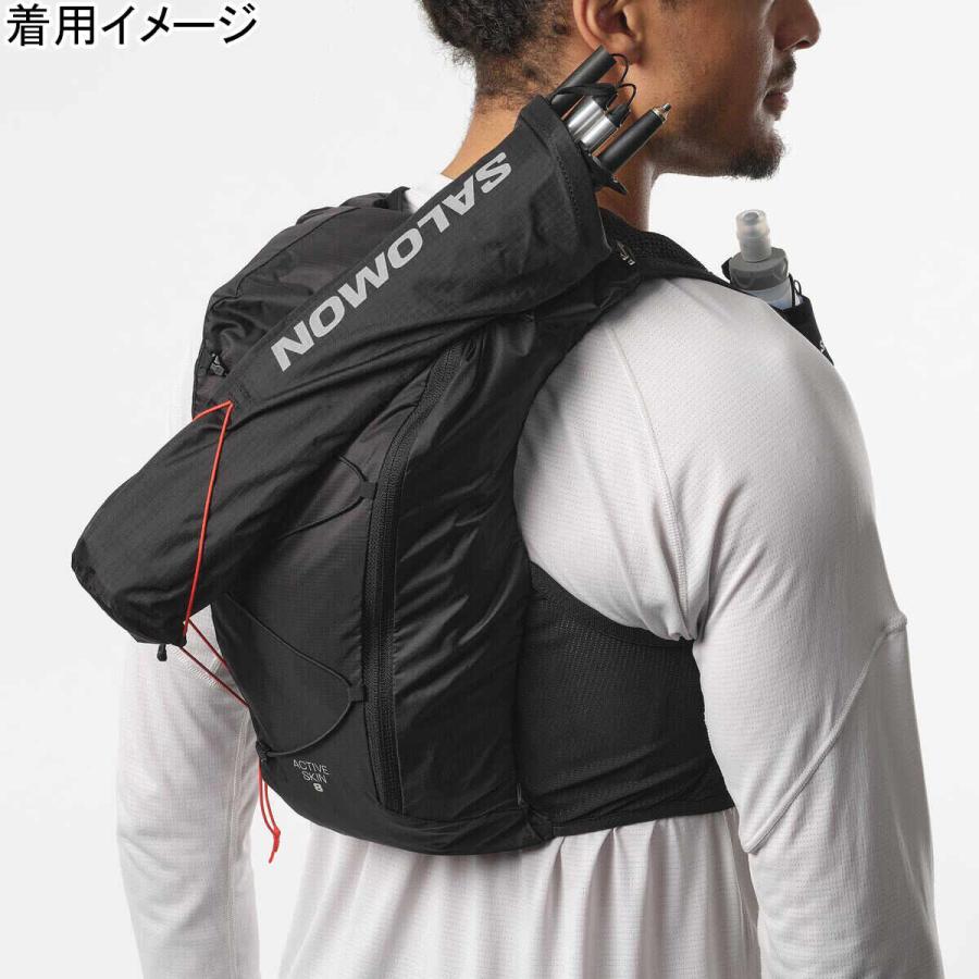 SALOMON（サロモン） アクティブ スキン 8 セット LC2177800 ブラック