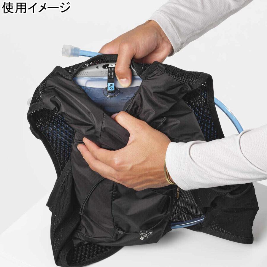 SALOMON（サロモン） アクティブ スキン 8 セット LC2177800 ブラック