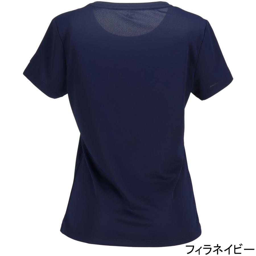 FILA（フィラ） アップリケTシャツ VL2855 レディース 2024春夏モデル