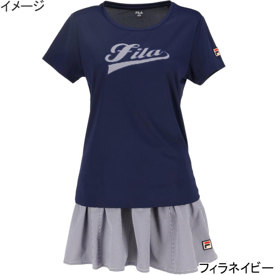 FILA（フィラ） アップリケTシャツ VL2855 レディース 2024春夏モデル