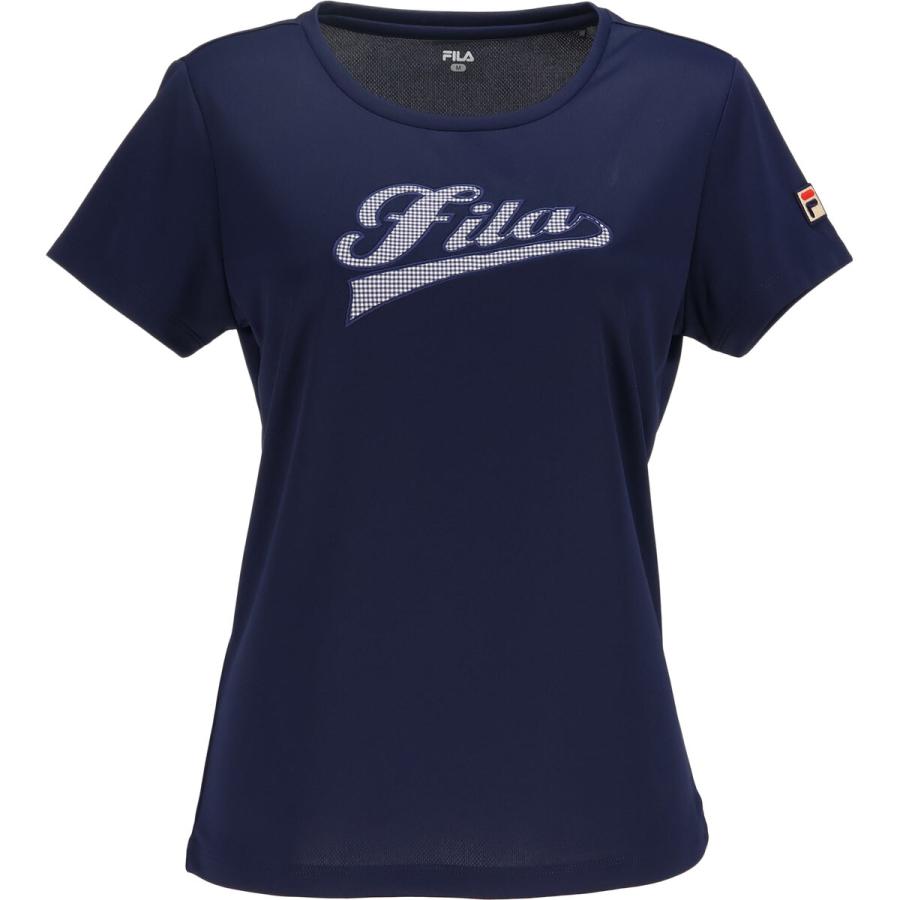 FILA（フィラ） アップリケTシャツ VL2855 レディース 2024春夏モデル
