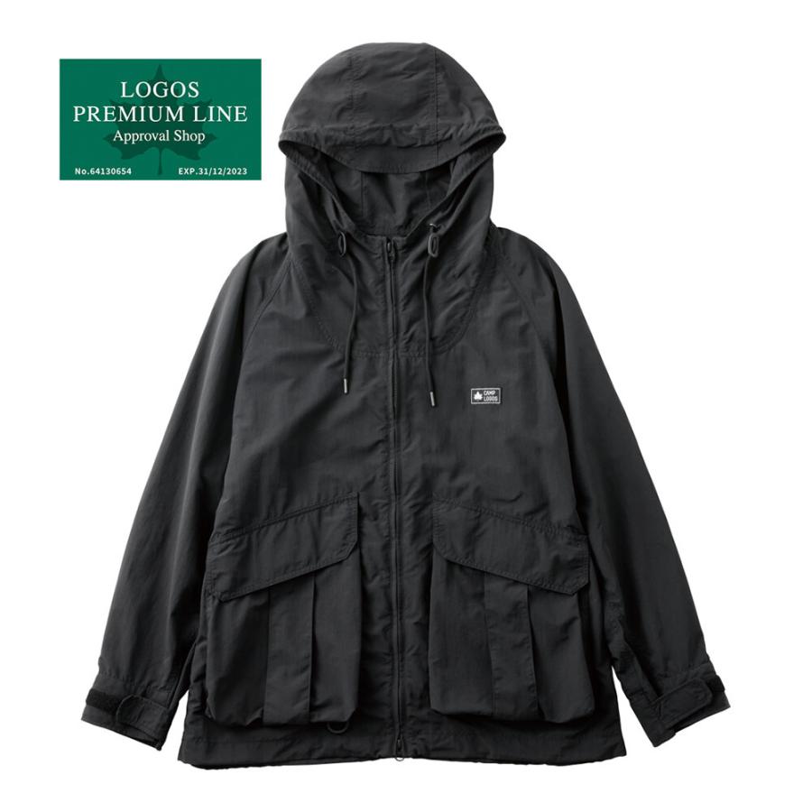 LOGOS（ロゴス） CAMP LOGOS サプレックスフーデッドブルゾン ブラック 