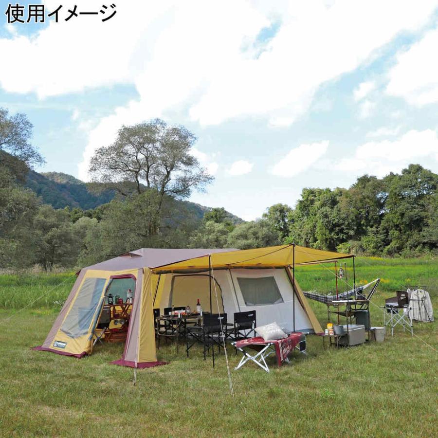 フレンドリーショップ 鹿番長 キャプテンスタッグ CAPTAIN STAG ビバレー スクリーンツールームロッジ540UV UA-1001 ベージュ フレンドリーショップ 鹿番長 | CAPTAIN STAG | 10