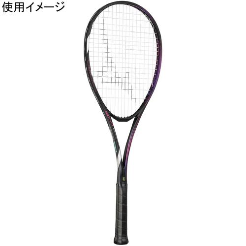 ミズノ MIZUNO アクロスピード V-05 63JTN3A5 64 ブラック×ロイヤルマゼンタ ソフトテニス ラケット 未張上げ フレームのみ 部活 練習 試合 中級 前衛｜esports｜02