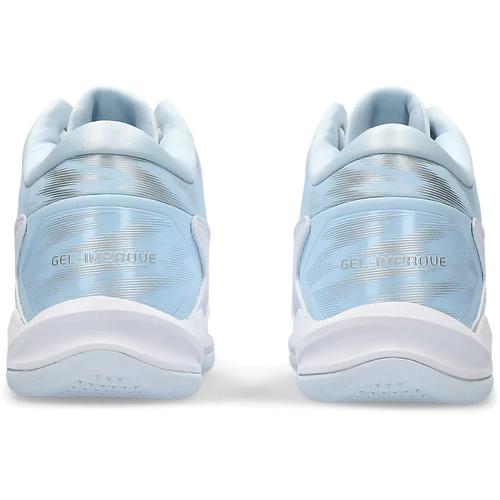 ASICS バスケットボールシューズ ホワイト/ブルー ASICS バスケットボールシューズ ホワイト/ブルー - メルカリ