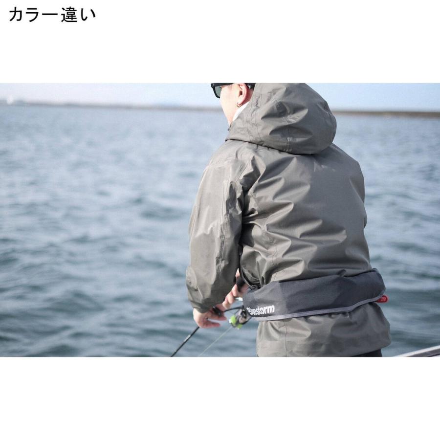 ブルーストーム 膨張式ライフジャケット　※新品未使用 ライフジャケット 桜マーク 法定備品 救命胴衣 腰巻きタイプ ブルー