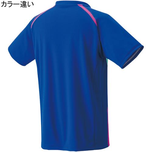 ヨネックス YONEX ユニゲームシャツ（フィットスタイル） 10599 007 ブラック メンズ レディース テニス バドミントン ゲームウエア 半袖 シャツ Tシャツ｜esports｜02
