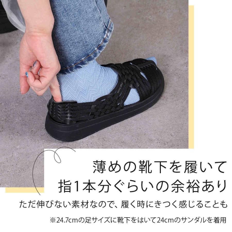 マリブサンダルズ MALIBU SANDALS キャニオン MS060020 899 ブラック レディース サンダルでおでかけ フェス 夏 シンプル 黒 おしゃれ 通気性 レースアップ_11