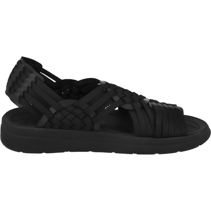 マリブサンダルズ MALIBU SANDALS キャニオン MS060020 899 ブラック レディース サンダルでおでかけ フェス 夏 シンプル 黒 おしゃれ 通気性 レースアップ_3