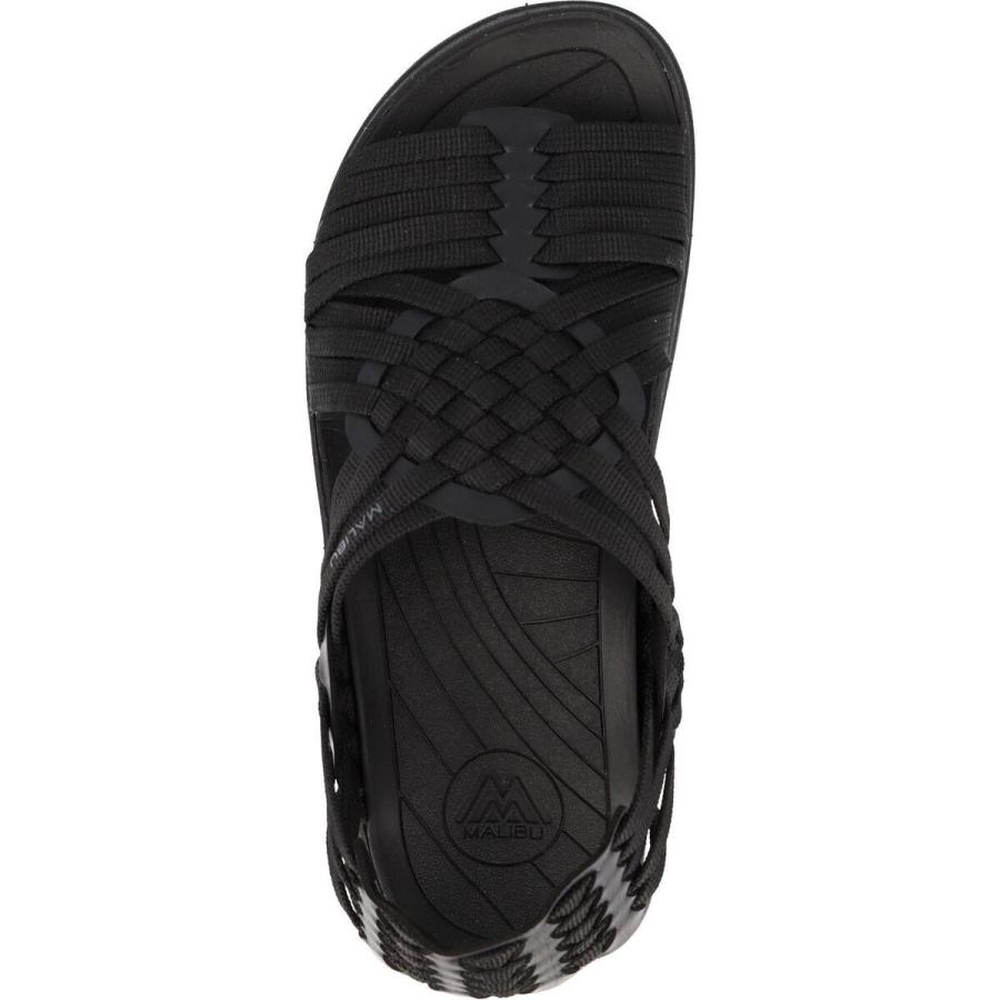 マリブサンダルズ MALIBU SANDALS キャニオン MS060020 899 ブラック レディース サンダルでおでかけ フェス 夏 シンプル 黒 おしゃれ 通気性 レースアップ_6