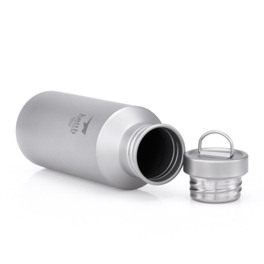 Keith Titanium キース 純チタンボトル 550ml カバー付き 純チタン