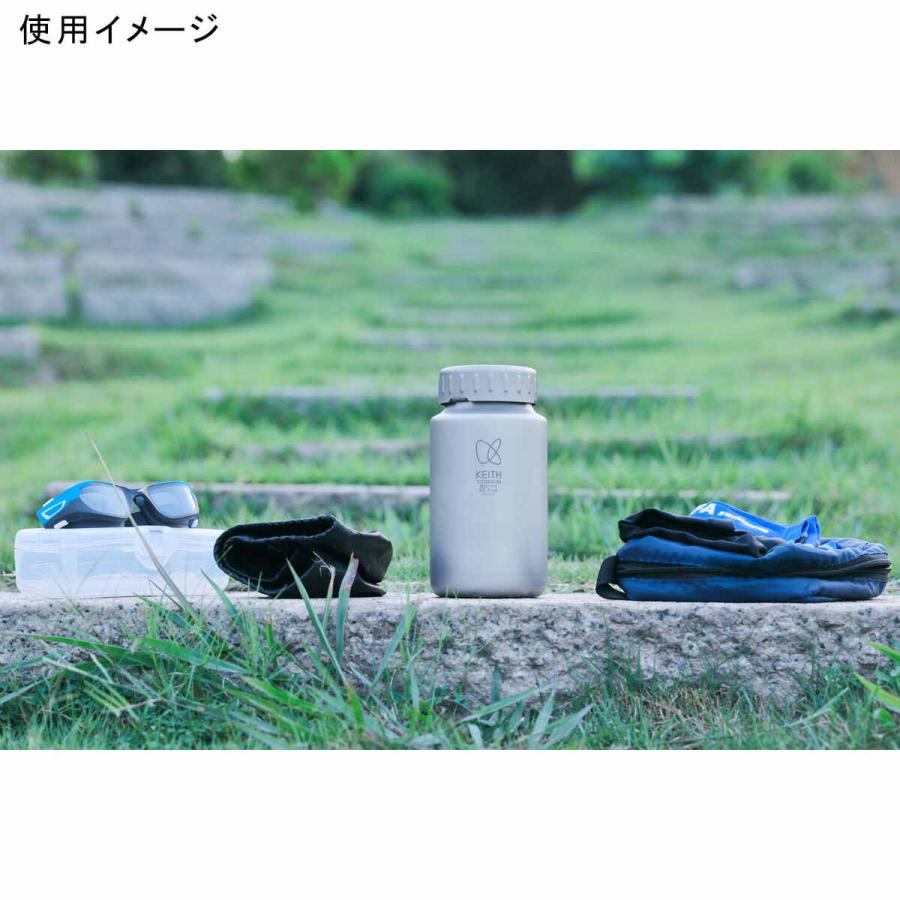 Keith Titanium キース Keith 純チタンボトル 900ml 水筒ホルダー付き