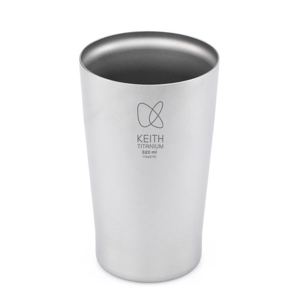 Keith Titanium キース Keith ダブルウォール 純チタンビアタンブラー 