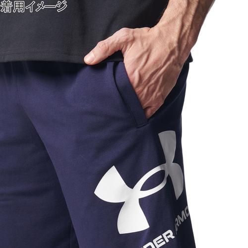 アンダーアーマー UNDER ARMOUR スポーツスタイル コットン ショーツ 1378370 410 ミッドナイトネイビー メンズ トレーニングウェア ハーフパンツ｜esports｜04