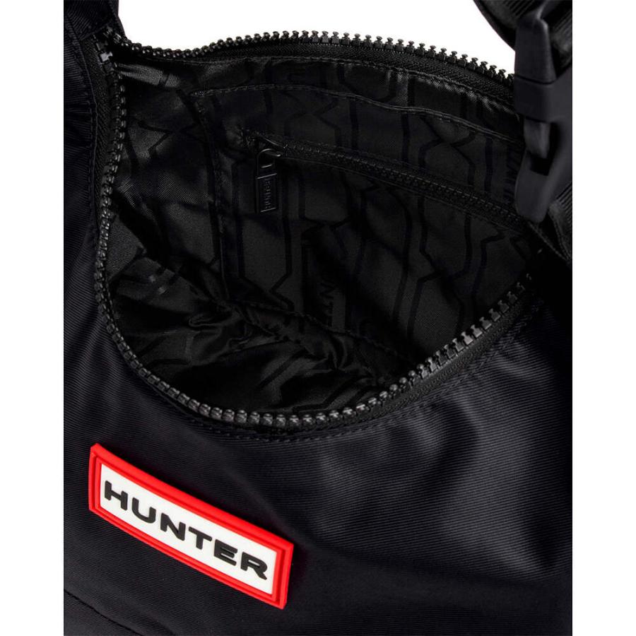 HUNTER（ハンター） ナイロン ミディ ホーボー UBS3601KBM BLK